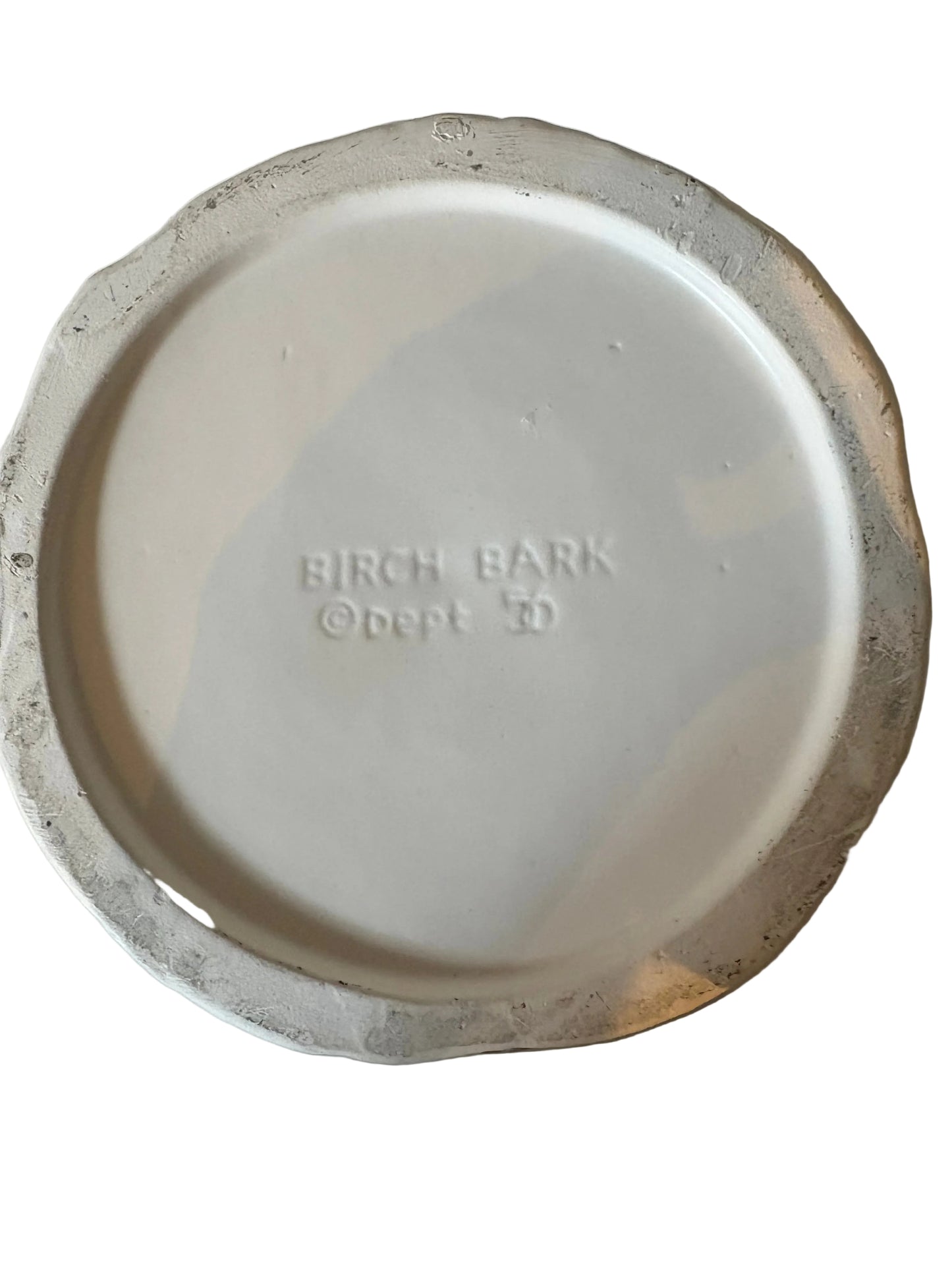 Department 56 "Birch Bark" Ceramic Cookie Jar