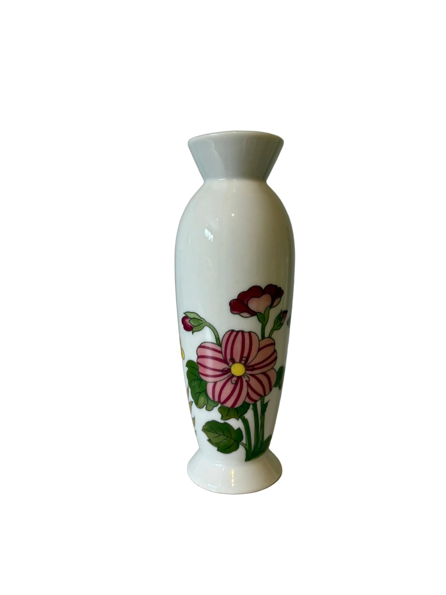 Vintage Floral Porcelain Bud Vase