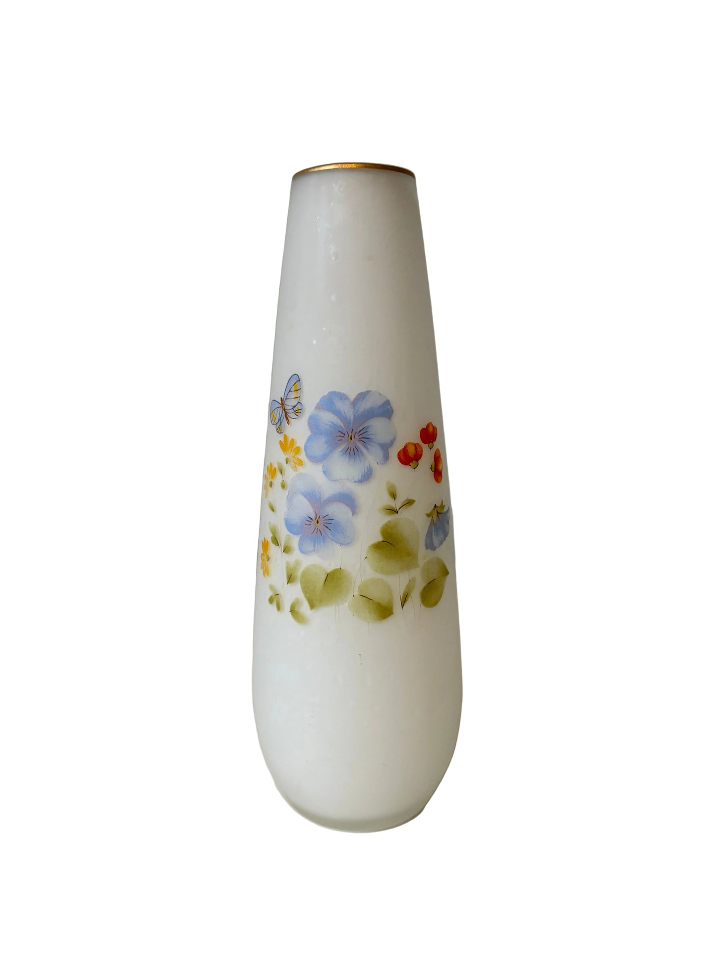 Vintage Japanese Porcelain Bud Vase – Floral & Butterfly