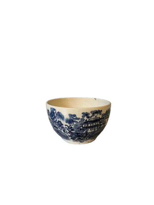 Clarice Cliff "Tonquin" Blue & White Transferware Bowl — Royal Staffordshire