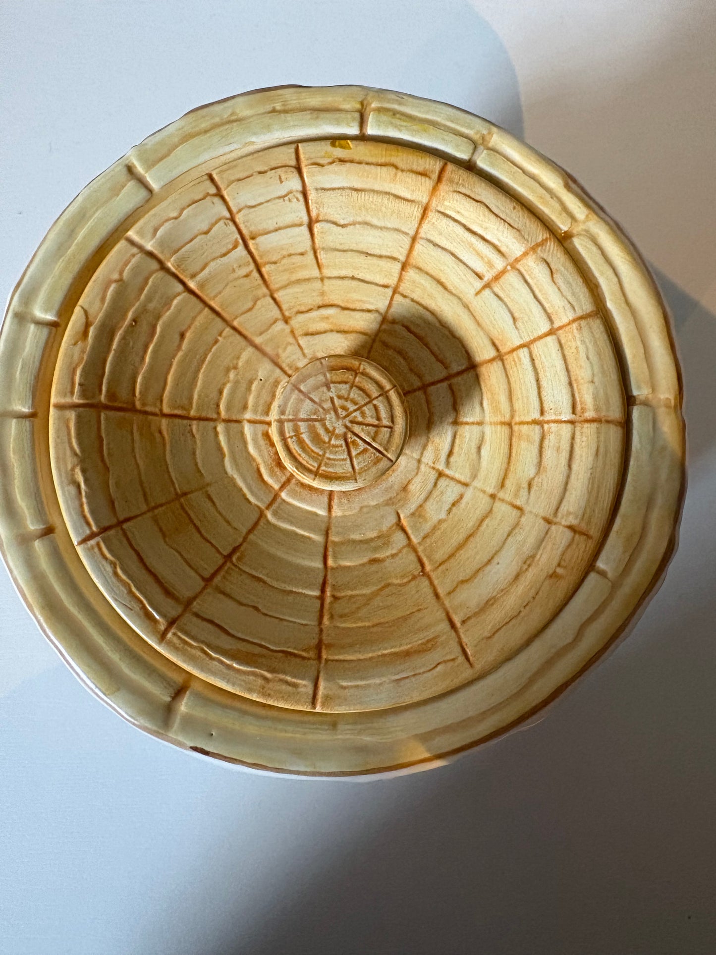 Department 56 "Birch Bark" Ceramic Cookie Jar