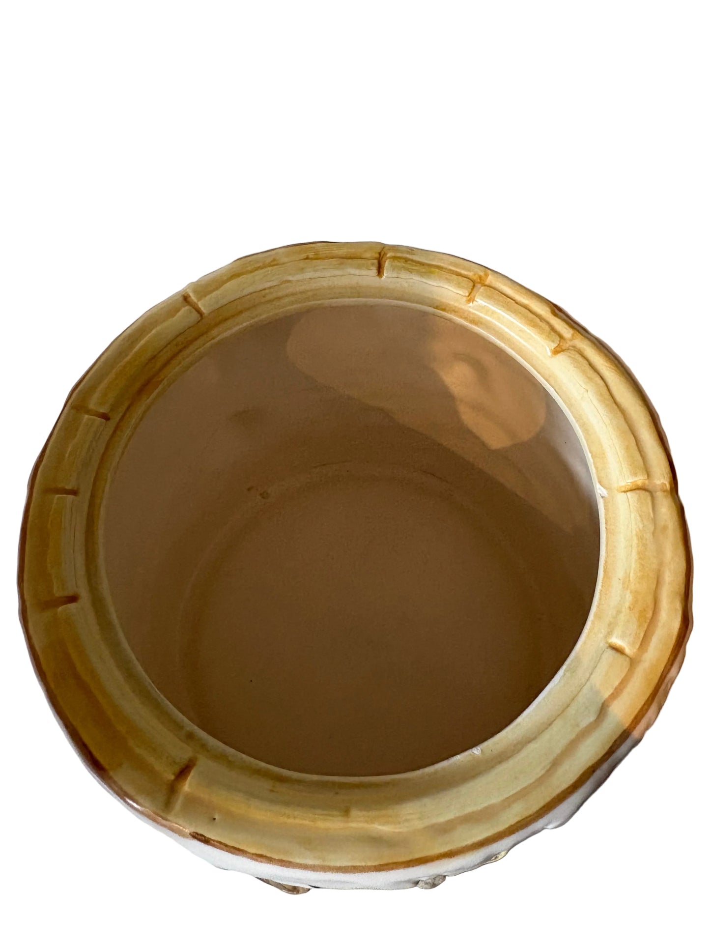 Department 56 "Birch Bark" Ceramic Cookie Jar