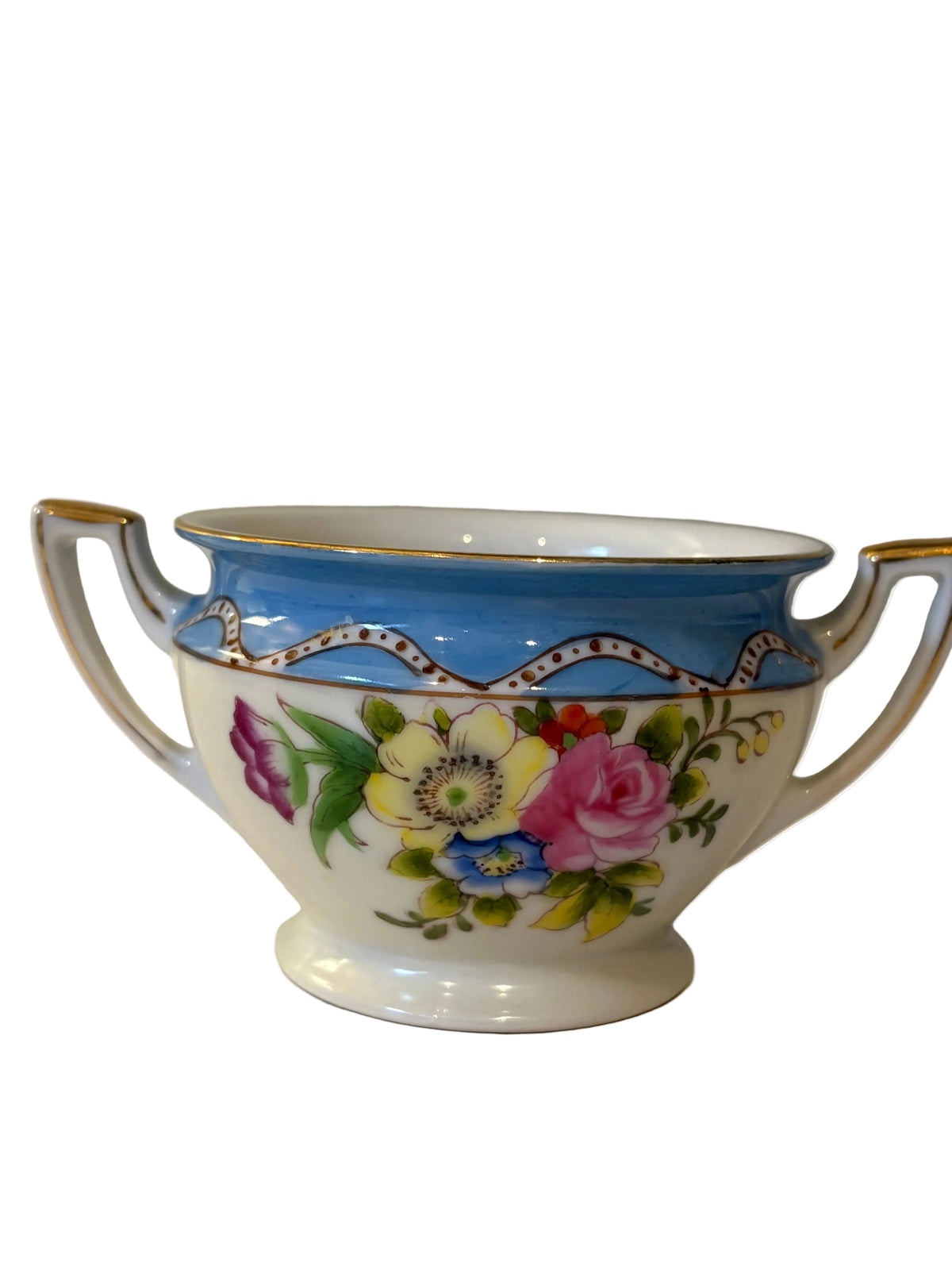 Noritake Floral Bowl and Triangular Dish Set